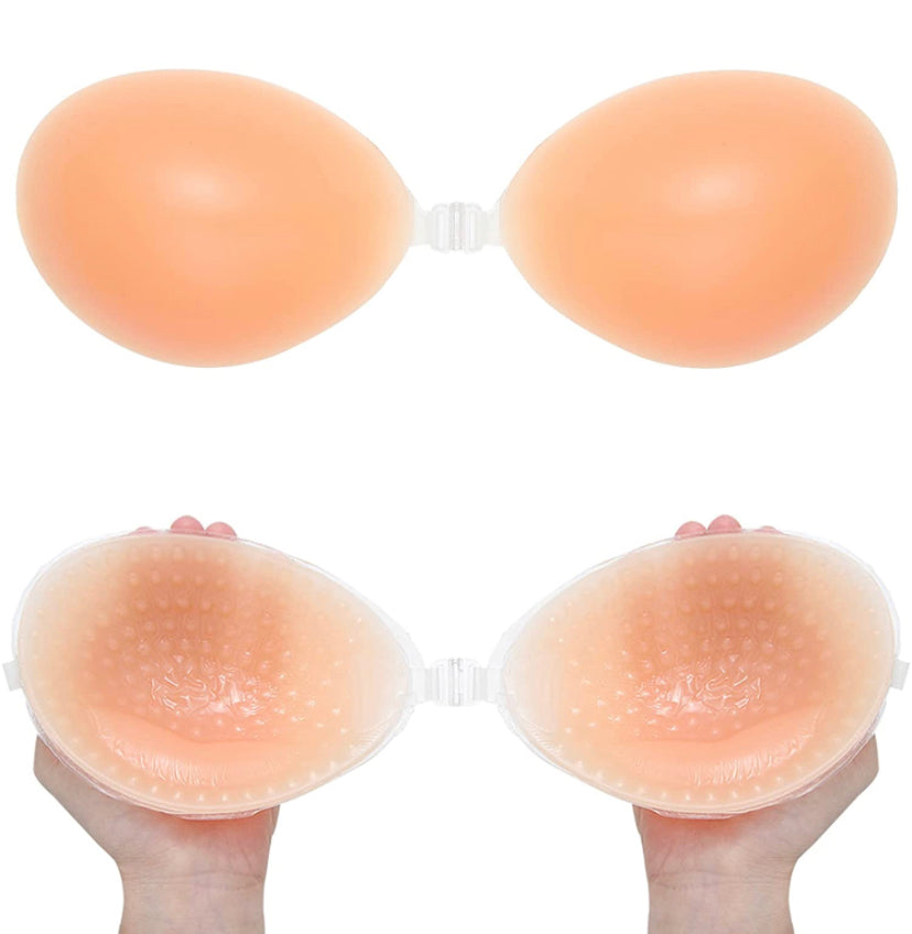 Adhesive Bras Push Up Strapless Sticky Bra Invisible Backless Silicone  Stick On Lifting Bras For Women